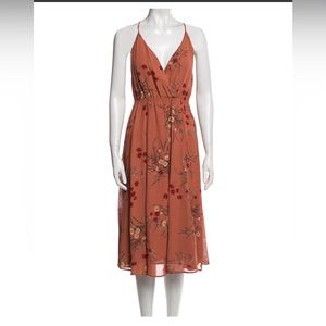 Reformation Floral Print Midi Dress